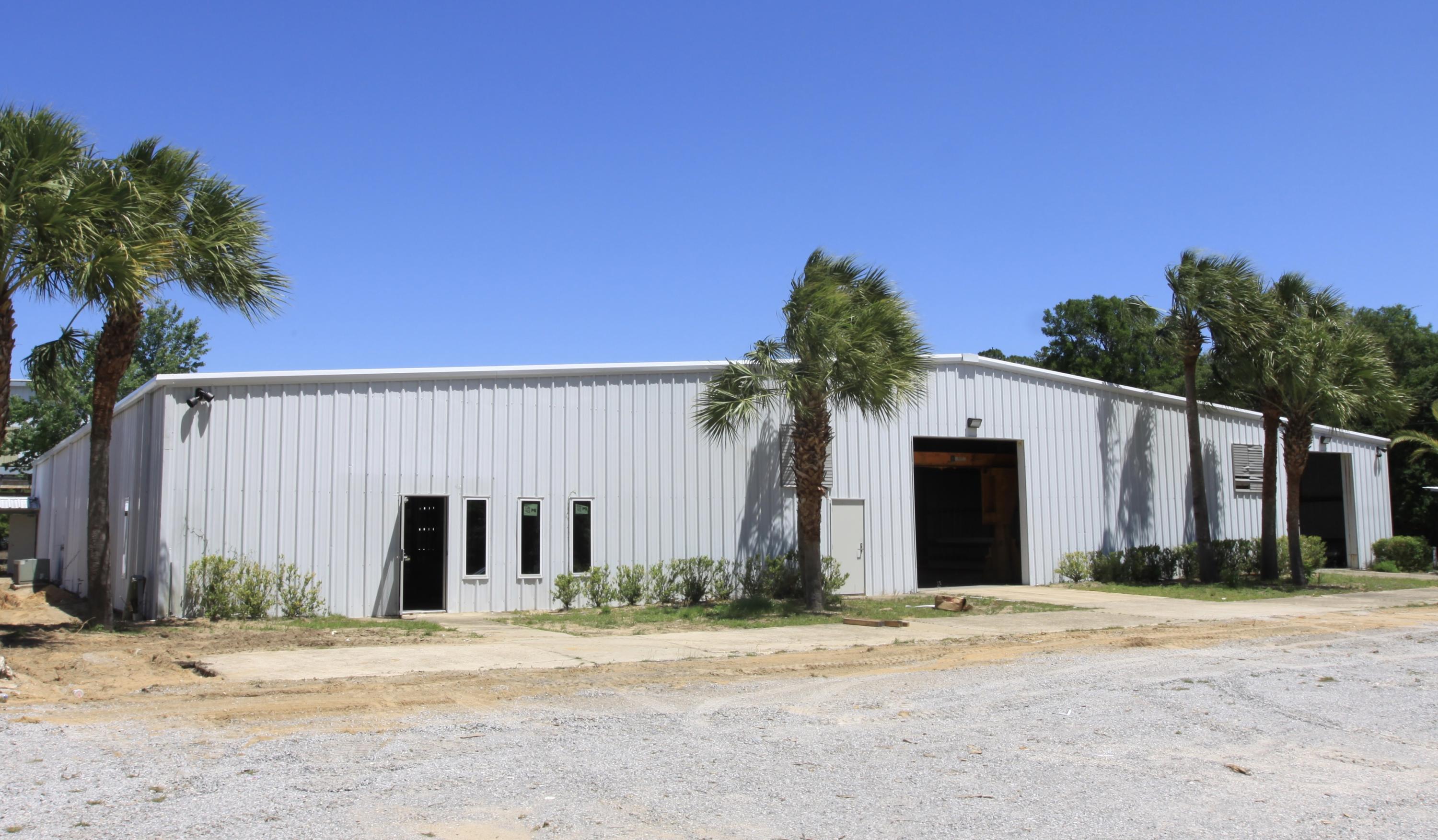 Riviera Commerce Park- Freeport is a 35,000sf Industrial redevelopment project on 23 acres centrally located between Niceville, FL and Freeport, FL. This site is strategically located between Hwy 331 and Mid Bay Bridge for easy access to Destin (18 min), Niceville (12 min), Freeport (11 Min) and the Beaches Of South Walton (20min). The population is 179,000 with 73,000 households and an average household income of $103,000 within a 30 min drive time. Redevelopment plans include, new office space, new electrical, LED lighting, new roofing and overhead doors. Rent is negotiable and depends on Tenant Improvement needs. Build to Suit, Centrally Located and Low NNN Fees