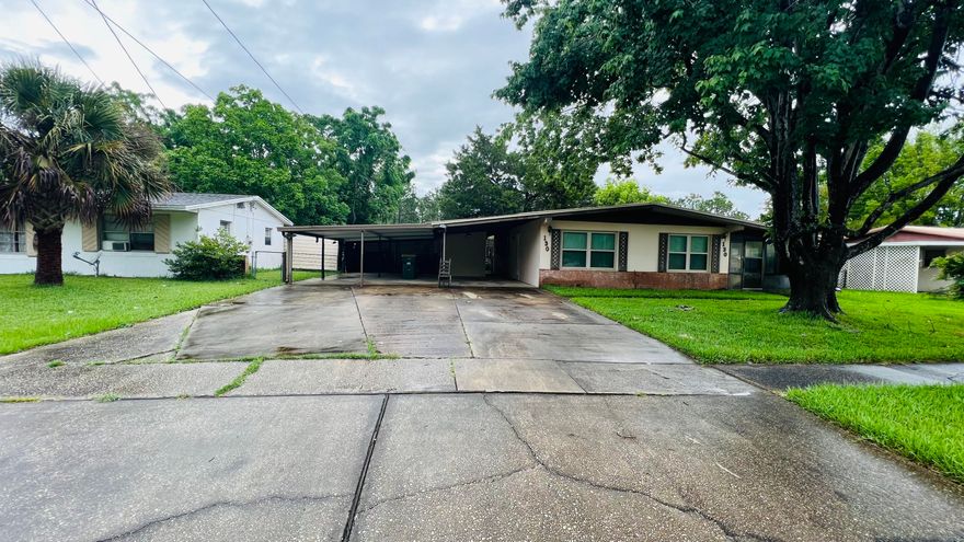 Do not let the age fool you. This adorable, well maintained  3bedroom, one bath is LIVEABLE and looking for new owner with a plan to update its looks. Home has a new metal roof, great curb appeal, sprinkler system, NEW storm windows (no storm shutters required), New Hot water Heater, New HVAC, and a top of the line natural gas Generac home generator.  It doesn't stop there... 2 large sheds in the back yard for storage or a she shed  / man cave. Home has a large carport, sunroom, and screened porch.  Previous owner has water access  and electrical outlets on  the privacy fence in numerous areas . Possibilities are endless with this gem, so Schedule your showing today! MORE PHOTOS TO COME