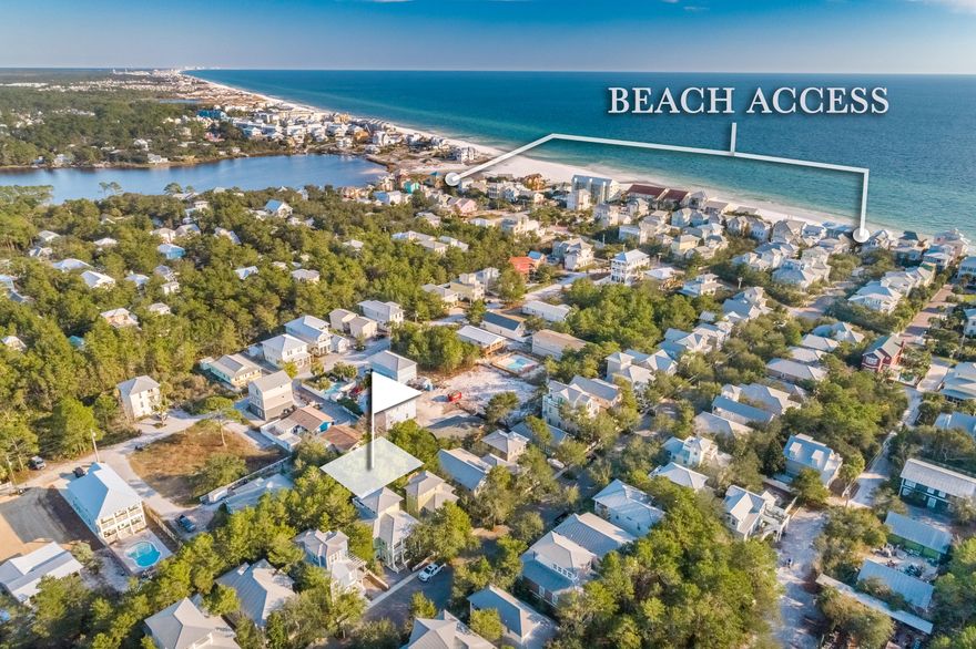 Absolute 'Old Seagrove Beach' charm! This lot is located South of 30A with 2 public accesses to the beach within a very short distance. Build up to 50 feet and capture gulf views. No HOA, build-out time, or design requirements.This property backs up to Summers Edge, and is located down a private drive off of Brown Street. Several new homes have been recently built in this community. Nearby Eastern Lake is an area great for paddle boarding, kayaking, and perfect for the little ones to play. Brown Street is centrally located to the beach, and offers the best dining, unique boutique shopping, art galleries, entertainment and more - just down the bike path in Seaside Central Square. ***All information contained on the listing is believed to be accurate but not guaranteed. ***