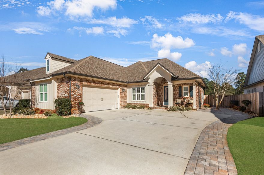 Nestled on a prime lot backing up to a serene pond and preserve, this 2018 Randy Wise home offers an exceptional sense of privacy. Designed with custom features throughout, it includes upgraded solar shades in the living room, a stylish designer front entry door, a Rinnai tankless water heater, a whole-house generator, and durable hard-surface flooring. The original screened porch has been enclosed, creating the perfect indoor/outdoor living space. Step outside to enjoy the beautiful backyard, complete with new pavers that wrap around the side of the home and the entire back patio, as well as a fenced yard for added convenience. Inside, the well-designed floor plan seamlessly blends the living and kitchen areas, making it ideal for large gatherings. Any chef will appreciate the extra-large side-by-side fridge/freezer, gas range, walk-in pantry, and spacious kitchen island perfect for guests to pull up a chair and mingle.
This home is a true gem in The Meadows community, offering comfort, style, and a private retreat-like atmosphere. Hammock Bay is a 3,000 acre first class residential community with an abundant of on-site amenities to include a 60-acre sports & rec park, 3 pools, pickleball, tennis, basketball, fitness center, over 10miles of walking & bike paths, Town Center with General Store & Props Brewery, food trucks, events stage, and so much more!