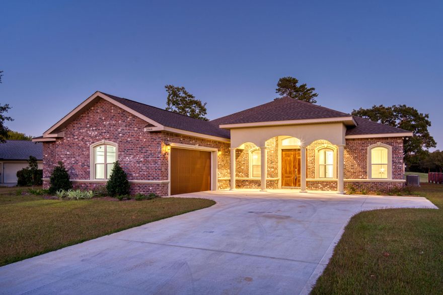 PRICED TO SELL WITH ATTRACTIVE FINANCING OPTION.  Brand New Golf Course home with New Home Builder Warranty. Situated on the 11th Hole on Hidden Creek Golf Course with your own Golf Cart garage and ample space to add a Pool. This new build features a beautiful French door entrance,  12 ft Coffered ceilings in the living area and the owners suite with 10-foot ceilings throughout the remainder of home. Custom features include 2x6 exterior walls, soft-close drawers and cabinets throughout, 2 car garage + attached golf cart garage, 6 burner range oven, separate stainless steel wall with convection microwave and oven combo, formal dining room, and more. Upon entry through the expansive double doors, the foyer opens up to formal dining room and open kitchen and living area.