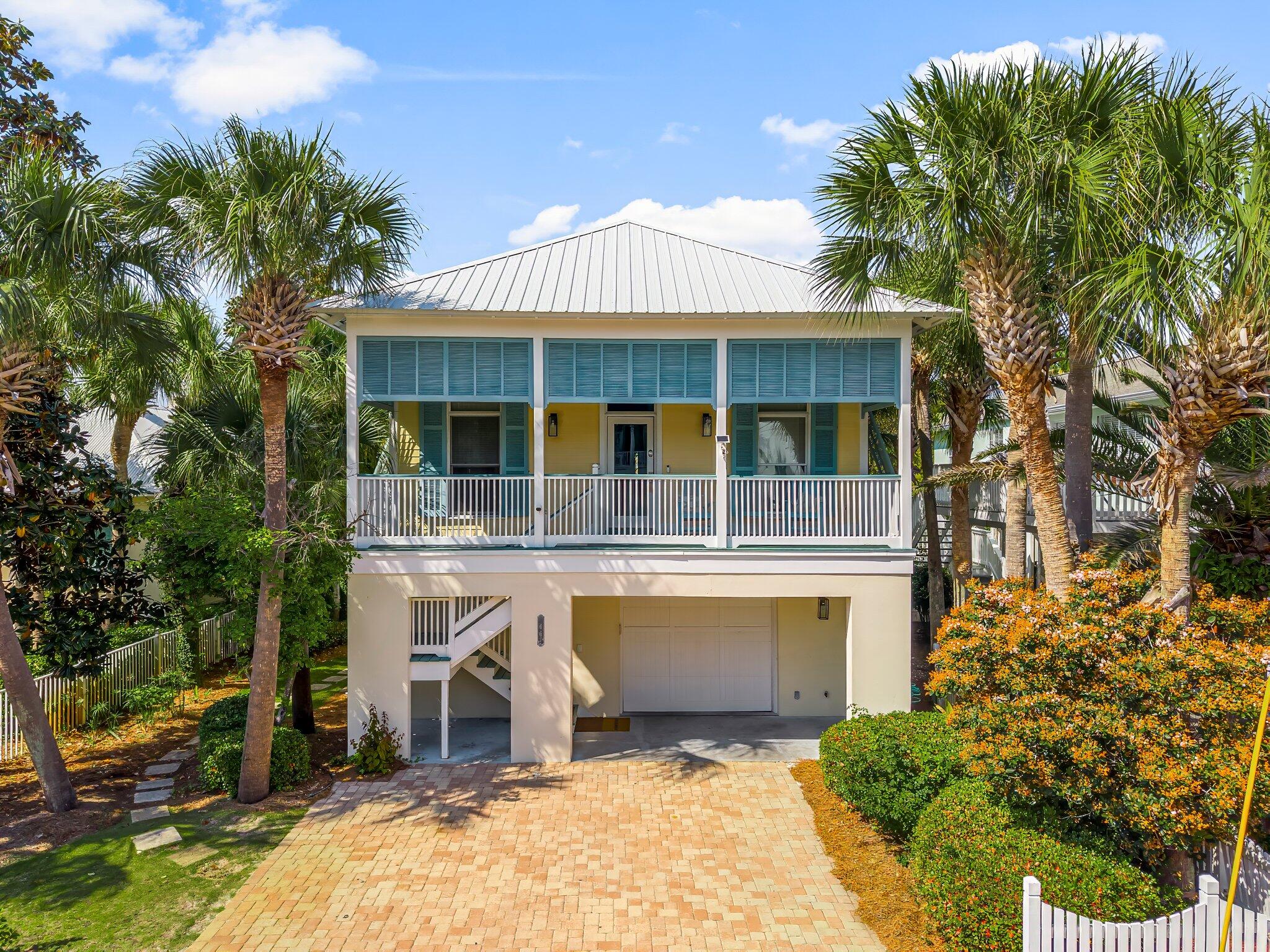 Here is your chance to own this magnificent totally turnkey two-story, 5-bed, 4-bath home in sought after Frangista Beach. Just one block to the beach and community pool right next door. This gem has all new furnishings and golf cart with a versatile floor plan. With two separate living spaces, each boasting its own private entry, this residence is perfect for families seeking both togetherness and privacy. Or rent each unit on its own.Both living areas have fully-equipped kitchens with SS appliances and full-sized fridges and both offer outdoor spaces. Upstairs has 3 beds and 3 baths. Downstairs 2 bed and 1 bath.First-floor patio has a hot tub. Inside, the home exudes coastal elegance with hardwood and tile flooring throughout.$80k so far for 2025 with room to go! The community pool is conveniently located just next door. It's almost like having a private pool without the maintenance.
This idyllic location offers the utmost in convenience, with an array of dining, shopping, and entertainment options nearby. Additionally, a short stroll will lead you to your own private deeded beach access, where the sugar-white sands and emerald waters of the Gulf of America await your enjoyment. For those seeking community amenities, the pool is just steps away. Experience the best of coastal living in this Frangista Beach gem.