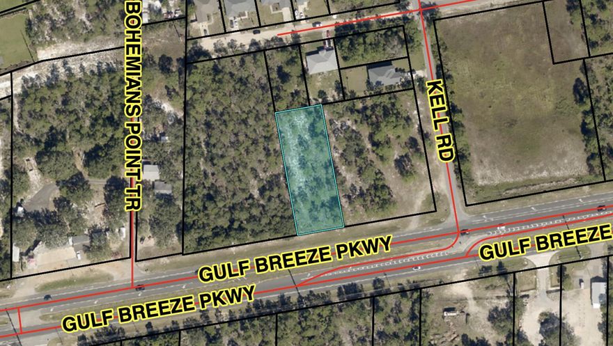 0.61 Acre Lot located on US-98! Build your business in this terrific location right off of Gulf Breeze Pkwy.  The property is located four miles east of Publix, Lowe's & Super Walmart in Tiger Point, and is 0.6 miles west of the East Bay Blvd intersection.