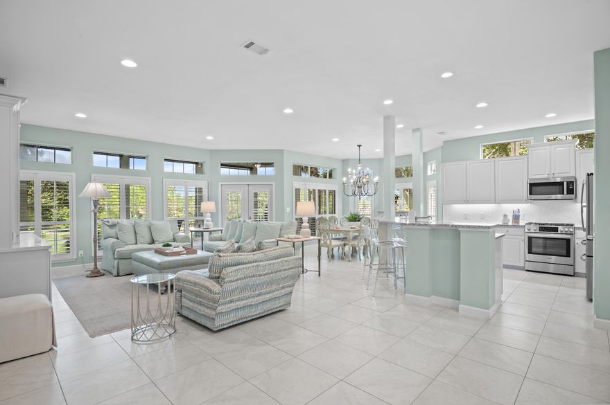 Located in the popular neighborhood of Tivoli by the Sea III on the beach side of the beautiful Sandestin Golf and Beach Resort, this upgraded first-floor condo is perfectly suited for both investors and vacation homeowners. With views of the 15th hole of Baytowne Golf Course and a spacious screened-in porch, you can enjoy peaceful mornings and vibrant sunsets in true resort style.The condo is fully furnished with coastal decor and includes a 2022 EPIC 6-passenger electric golf cart (Model E60), perfect for quick trips to the beach, just minutes away. The seasonally heated community pool is a short walk from the unit. The condo location also provides convenient access to Highway 98 for easy in and out of the resort.This well-maintained condo has never been rented, has no stairs, and has been thoughtfully cared for by its current owner. The unit has custom built-ins and ample storage, with both exterior and interior storage closets. Used as a second home, it features a number of high-quality upgrades that enhance both comfort and functionality. Recent upgrades since 2022 include Resolve LVP flooring in the master and third bedroom (5-year warranty), a Bosch dual fuel range, Bosch microwave and dishwasher, a GE multi-door bottom freezer refrigerator, Scotsman shaved ice maker, new American Standard A/C and heating unit with Wi-Fi thermostat, new garbage disposal, and three manual sunshade patio blinds (with a 5-year fabric warranty). All window glass has been replaced by Seaglass Window Company and new ceiling fans have been installed in the bedrooms.
The Tivoli by the Sea III Association installed a new roof in 2021 (50-year and hurricane wind warranty), as well as painted the exterior and added dedicated golf cart parking with charging station in the last few years.
Sandestin Golf and Beach Resort spans over 2,400 acres from the Bay to the Gulf, offering an unmatched resort lifestyle with four championship golf courses, 15 tennis courts, multiple pools, a full-service marina, and miles of walking and biking trails. Residents enjoy beach access, the lively Village of Baytowne Wharf, and upscale shopping and dining at Grand Boulevard.
This is a turnkey opportunity to own a beautifully updated condo in one of the Emerald Coast's most desirable communities.
