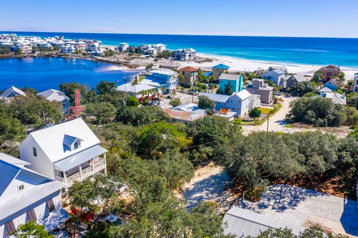 This beautiful new construction home located off Eastern Lake in Seagrove is nearing completion and projected to be move-in ready by Spring 2020. The home will be professionally decorated and sold fully furnished. Features include a private heated pool with a tanning ledge, as well as private spa, shiplap walls, hardwood floors, first floor master, large kitchen island and 2 separate living areas. The first floor holds the home's kitchen and open concept main living area, a powder room and one of the home's two master bedrooms and ensuite bath. The home's second level holds another master bedroom and two additional bedrooms, all with ensuite baths. Take the stairs to the home's third level where you find an incredible entertainment room, full bath and double queen-size bunk room sleeping