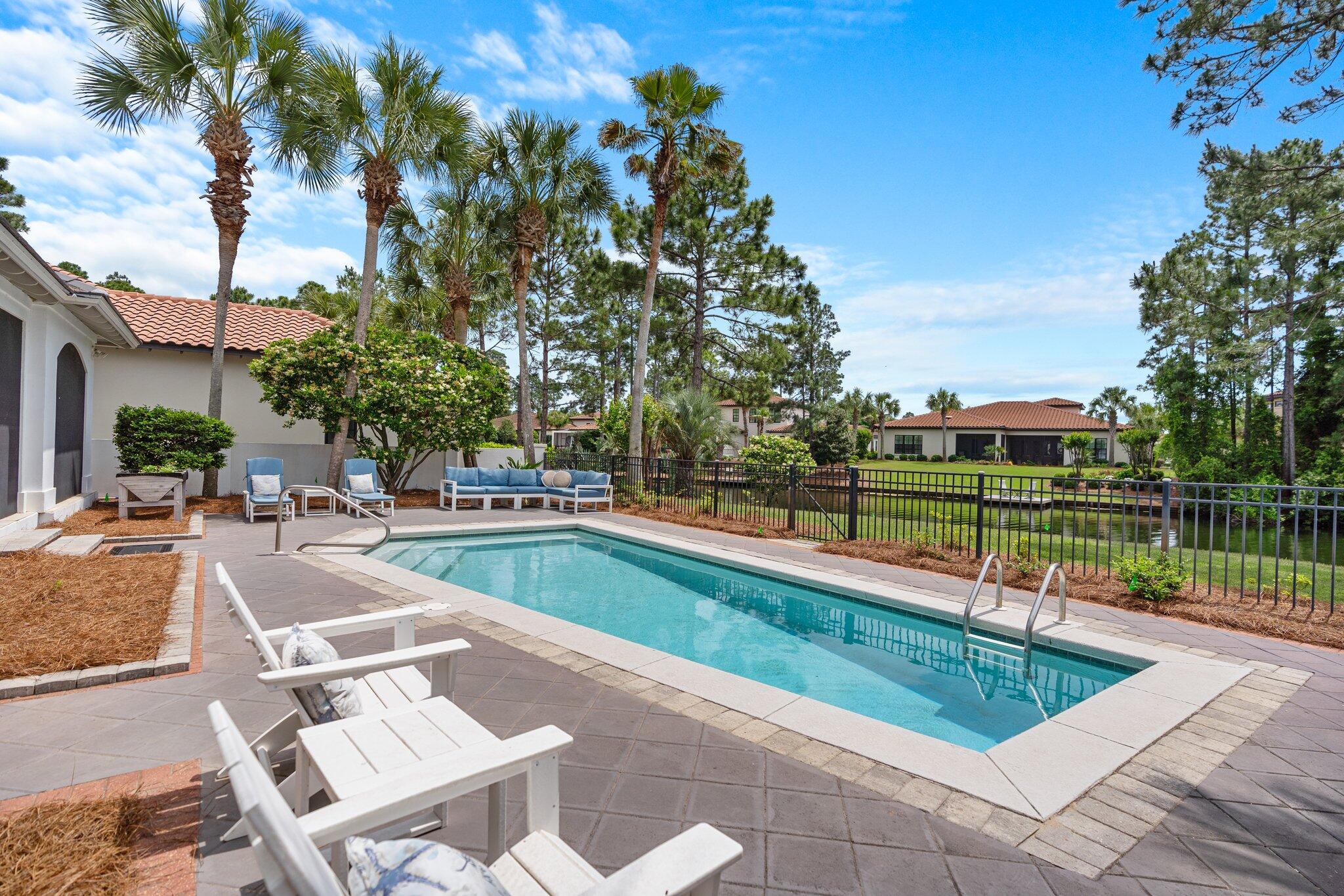 Welcome to 1802 Baytowne Ave, a beautifully updated home featuring a new roof (2023), generator (2022), HVAC (2021), and water heater (2018). Enjoy modern comforts with all-new flooring, light fixtures, fans, paint, guest shower/tub, countertops, washer/dryer, dishwasher, and range. All new cabinet doors and hardware throughout enhance the contemporary feel. This home includes a dedicated office and a gas fire place in the living room. Relax in your private oasis with a sparkling pool and spacious yard perfect for entertaining or unwinding. Discover your dream home today!