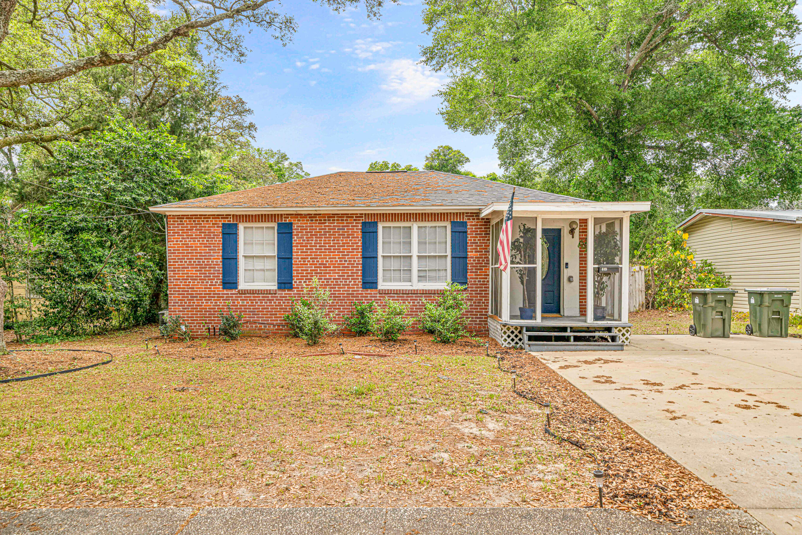 Discover the perfect blend of comfort and convenience at 619 W Sunset Avenue--ideally located just minutes from NAS Pensacola and Corry Station. Nestled in a welcoming neighborhood full of local charm, this home offers easy access to work, play, and everything in between.Step outside and enjoy the private community walking trail that winds along the bay, where you can watch dolphins, enjoy peaceful water views, or launch a kayak or small boat for some weekend fun. The neighborhood is known for its friendly atmosphere and regular community events, making it easy to feel right at home.Bonus: the roof was replaced in 2022, giving you added peace of mind and long-term value!