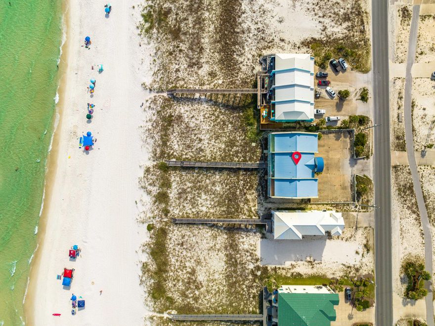 MULTI-FAMILY LOT OPPORTUNITY WITH 100 FT GULF OF MEXICO FRONTAGE! A RARE visionary investor's opportunity that offers versatility like no other.  THE VALUE IN THIS PROPERTY IS IN THE LAND. This parcel can accommodate a maximum of 12 condos or 4 Townhomes or 2 Homes or just 1 home helming the 100ft Gulf frontage. The property currently has a 12-unit condo complex damaged from Hurricane Sally. Buyer would have to tear down building at buyer's expense as salvaging the building would be a cost-prohibitive endeavor. Reach out for more details regarding already completed due diligence efforts in the form of an asbestos report and recent survey