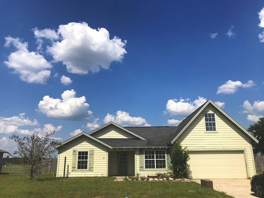 4 bedroom 3 bath house. Very quiet neighborhood. Open living area with cathedral ceilings. The dining room is just off the living area and kitchen. The kitchen is a galley style kitchen with breakfast area. The breakfast area has a door that opens up onto the back patio. The back yard is completely fenced. There are 3 bedrooms on the main floor which includes the master bedroom and 1 bedroom and full bath on the 2nd floor. Seller is offering a $3000 carpet and paint allowance to buyer's. Seller is very motivated!! All measurements should be verified by buyer.