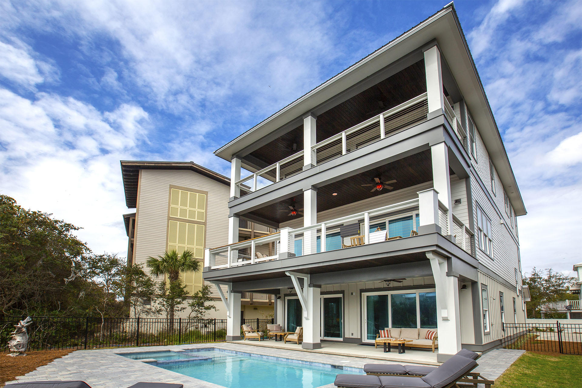 Brand New 6 Bedroom Home in the coveted Gulf Pines Community! This wonderful property will be completed in March, just in time to capitalize on the upcoming rental season! A professionally designed new construction, this magnificent vacation destination capitalizes on our area's greatest commodity, breath taking views of the beautiful pristine beaches along the Emerald Coast. This large lot holds 5200 sq ft of multifaceted entertainment capabilities. The open floor plan accentuates the property's generous proportions and thoughtful design. Come see this amazing home today, and begin making everlasting beach memories!Photos are of the same house completed.