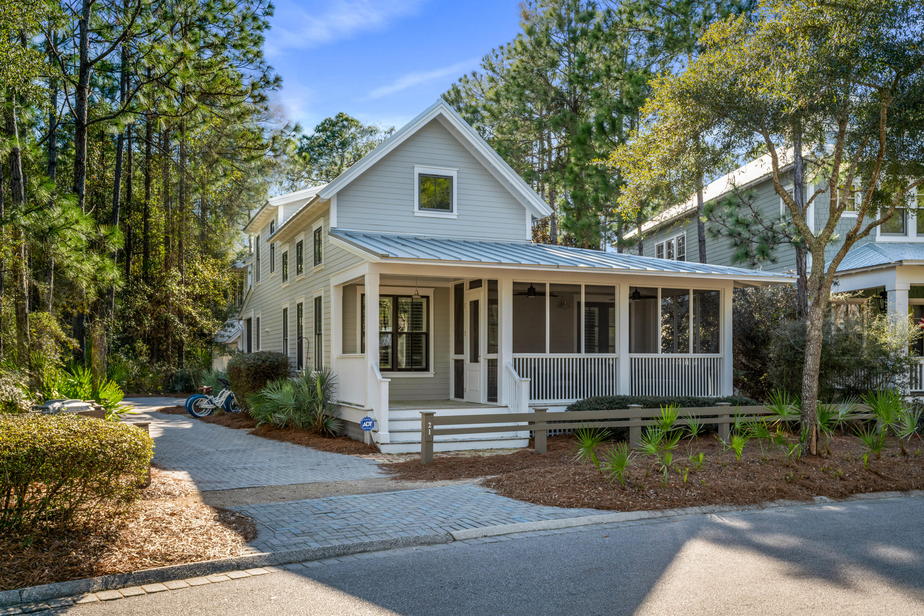 Lovely 4 bedroom, 4 bath home located in Cypress Cove at Watercolor! This cozy beach home is being offered fully furnished and rental ready. It has preservation on 3 sides and offers plenty of privacy as well as quick access to Camp Watercolor, multiple nature trails and nearby green spaces and of course the Watercolor Beach Club and Town Center. Features include hardwood floors, vaulted ceilings, V-groove wall accents, granite countertops, stainless steel appliances and a detached 2 car garage with a carriage home! The carriage home is an open concept design complete with a living area, secondary kitchen, sleeping area & full bath. Porches overlook natural wooded areas and are perfect for lounging around on those quiet evenings after the beach. Contact us today for more information!