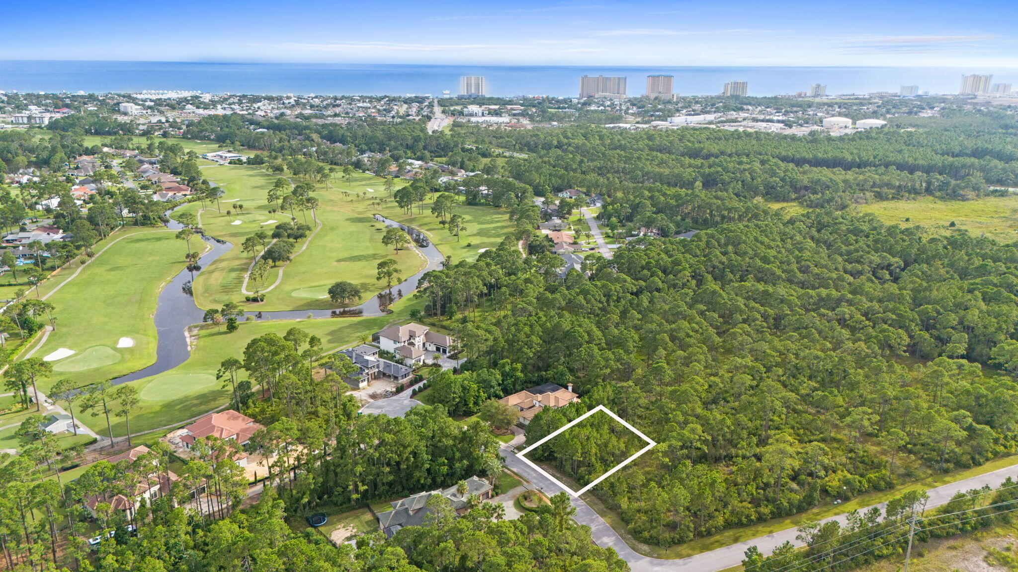 BACK ON MARKET WITH $5,000 TOWARDS CLEARING/CLOSING! Discover the perfect opportunity to build your dream home on this .3-acre lot in the highly sought after Trieste gated community. Approx. 1.8 miles from the beautiful sand and emerald waters of the Gulf, this prime location offers a blend of luxury, convenience and exclusivity. Enjoy a serene lifestyle with access to hiking trails, golf courses, and a host of other amazing Coastal amenities. Don't miss out on this rare chance to own a piece of paradise in Trieste!