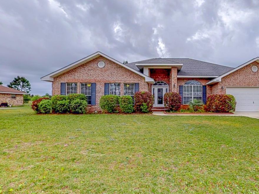 This lovely 4 bedroom home has high ceilings and a very open floor plan all on one level. The backyard is huge and has a 100 feet of lake frontage. You are within walking distance of the Driftwood Park where there is a pool, basketball courts, picnic tables and play equipment .This fantastic home has 3 full baths, a large eat in kitchen, a family room, a dining room and a living room plus a big 2 car garage. A home with all of those amenities in this price range is very hard to find.Call to arrange a showing today!