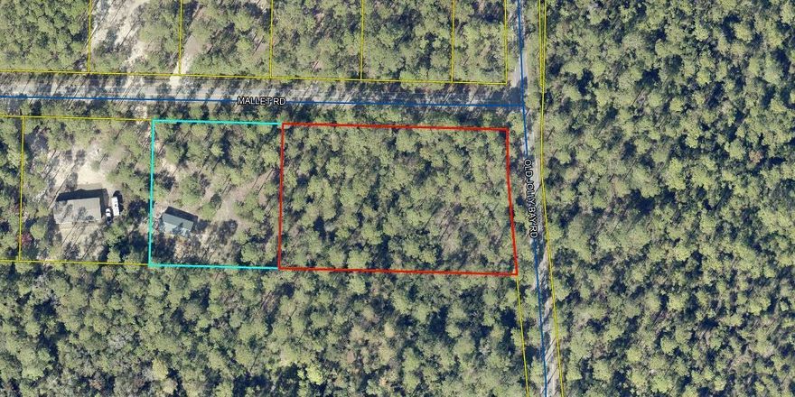 Nestled on serene Mallet Road, these three high and dry wooded residential lots, each 0.9 acres, offer privacy and natural beauty. Zoned residential, they're ideal for your dream home or an investment. Plus, enjoy the convenience--just 7 minutes to Publix grocery store and 5 minutes to the 331 bridge. This is a rare blend of tranquility and accessibility!Three lots totaling 2.7 acres are offered for $339,000.  Seller will offer the lots individually as follows:Lot 10 - corner of Mallet & Old Jolly Bay- $120,000.Lot 9 - $105,000.Lot 8 - cleared with Pole Barn - $130,000.Ask listing Agent about a Buyer incentive for a quick close!