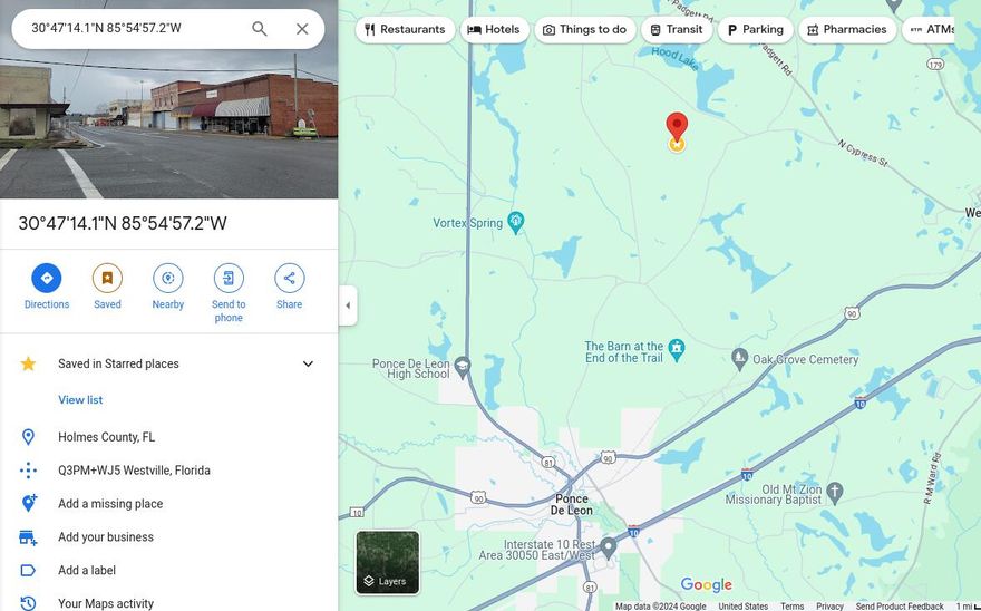 See Holmes County Parcel ID 1802.00-001-000-054.000 for info on second parcel.  Beautiful hard woods and pines grace these 2 parcels with a total combined footprint of 10.76+- acres in the Reedy Creek Crossing S/D. Located approx. 30 miles from the Gulf, the area is surrounded by forest and clear springs. An easy drive from Dothan, AL as well as Pensacola, Destin and Tallahassee, FL. Currently being used for hunting land, with many other applications available.  Lot(s) 54 and Lot 55 are being offered solely together.  Seller does not wish to split.*Buyer to verify all info/dimensions.