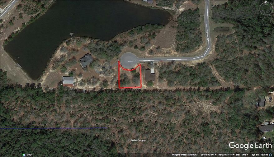 REO - Location Location Location! Level and on a half acre home-site it is a great spot for a Model home! Or that new house with plenty of yard for the children to play! Lake Arthur Estates is close to the City of Crestview. ''In the County'' that means County taxes which are less than city. The Location is very near schools, shopping, churches, doctors, military Bases (Duke & Eglin), hunting, fishing, boating and the whitest Beaches in the World! Great location to build your dream home. Ready for construction!