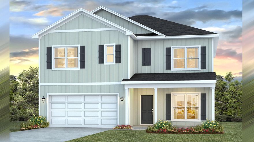 Welcome to 229 Holley Grove Lane, a new home at in Holley Grove at Peach Creek in Santa Rosa Beach Florida. This home is a two-story floor plan with over 2,500 square feet and features five bedrooms and three full bathrooms and a two-car garage.  As you enter this home, you will find a bright foyer with a study off the entryway and EVP flooring throughout the main level. The foyer leads to a large open concept design living space with kitchen that opens to the living and dining areas. The kitchen serves as the heart of this home and has a center island overlooking the living area. One of the exceptional features of this home is the main level guest bedroom and a full bath. The living and dining area afford plenty of space for family or guests to visit comfortably. The second level has EVP flooring throughout offering a seamless transition between rooms. There is an additional living area that is perfect for a game room or media. The primary bedroom is located on the second level and has a private ensuite bathroom with a soak tub, separate shower, double vanity and spacious closet.  The additional guest bedrooms have spacious closets and share a full bath with shower tub combination and dual sink vanity. A patio is easily accessible from the living area where you can enjoy your morning coffee or evening sunset.
