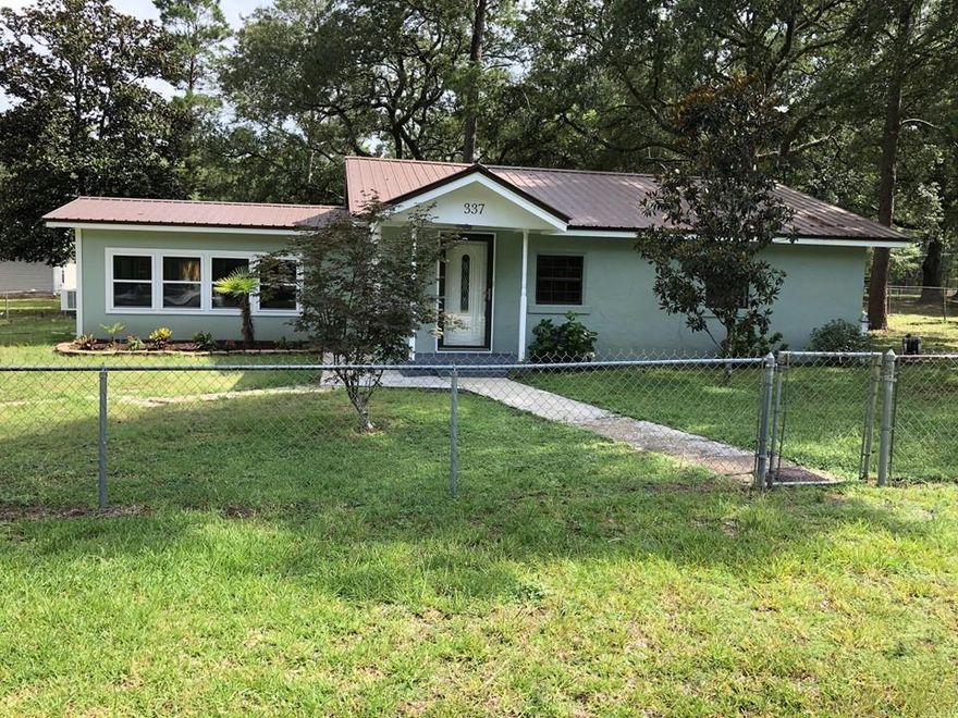 Peaceful Living, Great Home, Newly Updated best describes this beautiful 2 BR 1.5 bath has many features including a 14 x 17 bonus room that can be used as a 3rd bedroom or additional family room. Another great feature is a metal roof new in 2015. The upgraded Kitchen has a new Stainless Steel refrigerator and stove. The interior and exterior are recently painted. Master Bedroom has its own half bath. The large fully fenced yard with easy to maintain landscaping, fruit trees, and a storage shed is a great place for play and is ideal for pets. Lots of room for outside Entertaining and Fun! A super great home that is just waiting for you! Current owner has taking great care, put in much love to this home and hopes you fall in love with it too! You are in a great Neighborhood.