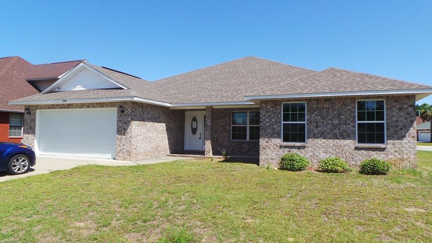 2014 Construction! HOME IS LESS THAN 5 YEARS OLD. This TURN-KEY home offers three bedrooms, two bathrooms, large living space with fireplace. Lightly colored wood laminate, neutral wall tones, ceiling fans, crown molding and additional architectural accents make the space feel complete- it just needs you! Kitchen is lovely with stainless appliances, to-the-ceiling cabinets, breakfast bar with decorative overhead lighting, recessed lighting in the rest of the room with the formal dining space next to the kitchen. Trey ceilings in the master bedroom. Master bathroom features oversized single sink vanity with stool space, tile wrapped garden tub and oversized stall shower. Walk in closet with shelving and drawer(s). Covered patio with open backyard to be your grassy blank canvas. Call today!