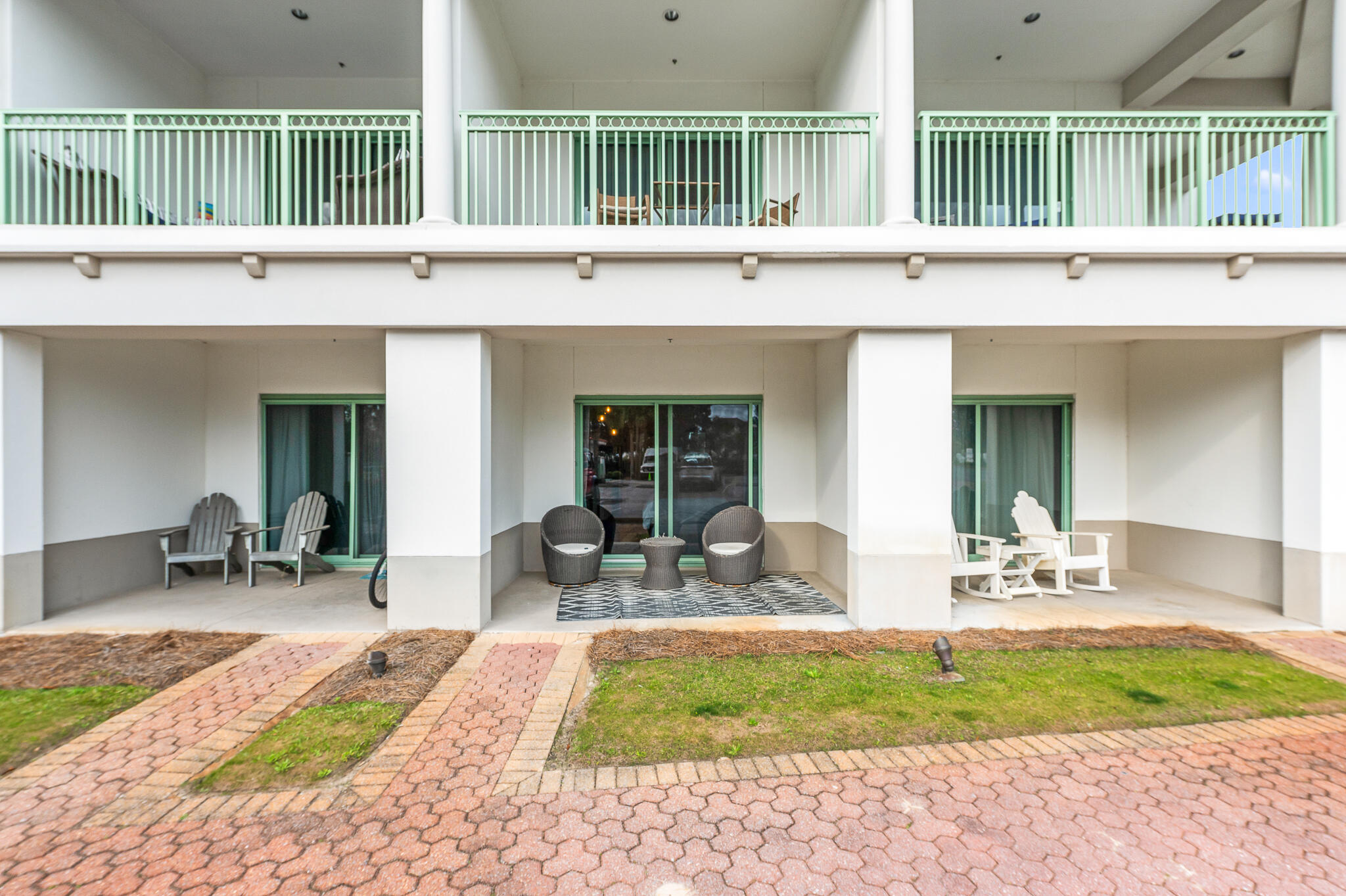 This beautiful and luxurious condo is in the highly sought-after Inn at Seacrest! Tastefully remodeled and designed in 2020 this beach getaway has been freshly painted and adorned with custom shiplap walls, furniture and fixtures. This first level unit is steps away from the beach and a hop away from the pool. Fine dining, entertainment and sightseeing within arm's reach make this condo an absolutely superior property on the beach. Rosemary Beach is the perfect family getaway with pristine beaches, walking and biking paths, and a farmer's market on the weekend. Plenty of shops and restaurants offer entertainment for everyone