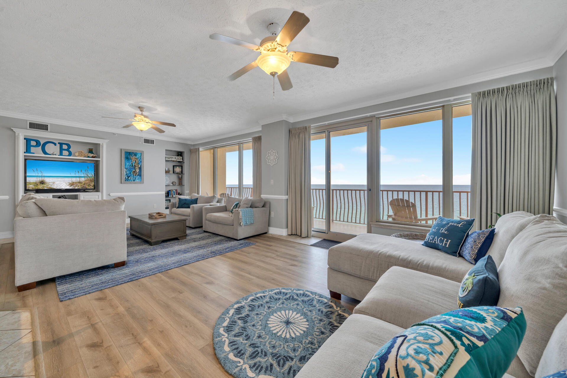 Prepare to be captivated by this extraordinary condominium! Boasting an expansive 2,300+ square feet of living space and breathtaking vistas, this residence is a true masterpiece. Welcome to Hidden Dunes, where you'll discover the ultimate beachfront living experience, and this particular unit has been meticulously updated to meet your every desire.This condo offers an exceptional layout featuring 3 generously-sized bedrooms, each complemented by its own private bath. The Gulf-front master suite is a sanctuary of tranquility, complete with a spacious and well-appointed bath. What sets this unit apart is the west end wrap-around balcony, affording you unobstructed views that stretch as far as the eye can see. Moreover, it's being sold fully furnished,