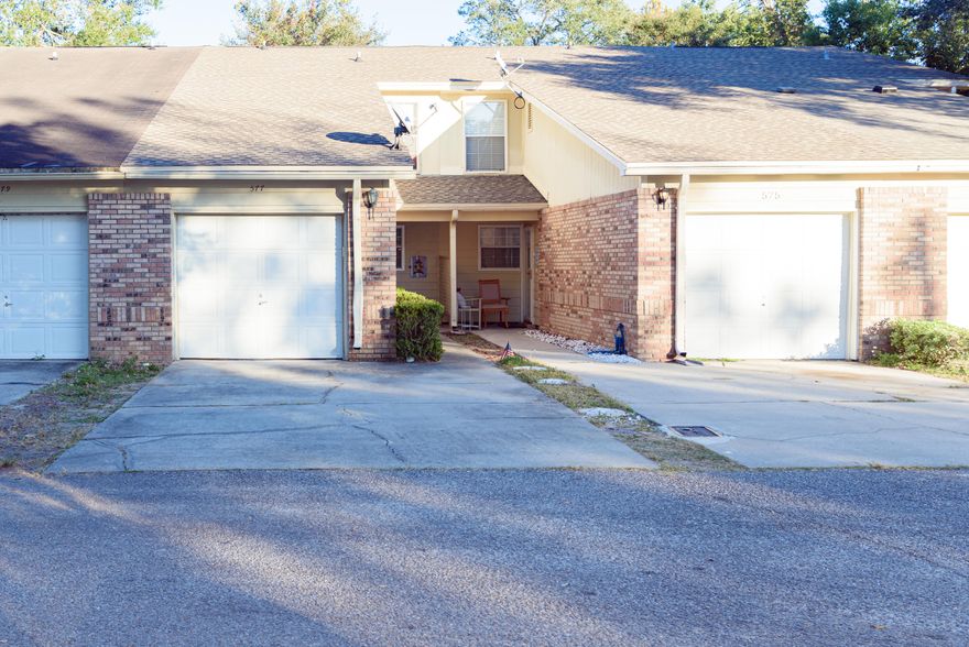 Move in ready, and awaiting its next homeowner. Town house is located in a great area. Close to both bases and shopping. Roof and AC was replaced in 2018. One car garage with additional 4 car parking spaces in driveway. Large master bedroom with a walk in closet. Tile all throughout the first floor and new carpet will be placed in second floor and stairs before closing. Make your appointment to view today!