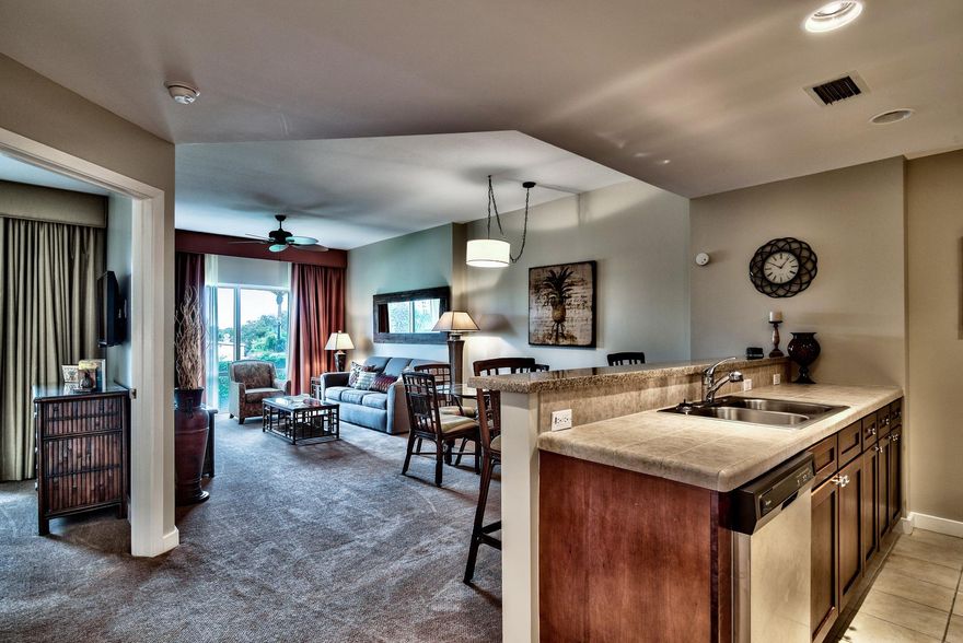 Ground floor beachside condo with relaxing views of the serene and tropical pool. This resort home has never been on a rental program and has been updated with stainless steel appliances, a tank-less waster heater, and a front loader washer & dryer. Luau offers an oasis getaway with a heated pool, relaxing waterfall, hot tub, and grilling area. In addition, owners can take advantage of the sundeck on the top floor of Luau I with panoramic views from the gulf to the bay or burn some calories in the on-site fitness center. Luau is on the beachside of Sandestin where you will be just a short distance from the beautiful white sandy beaches and just a tram ride to the all the amenities that the resort offers.