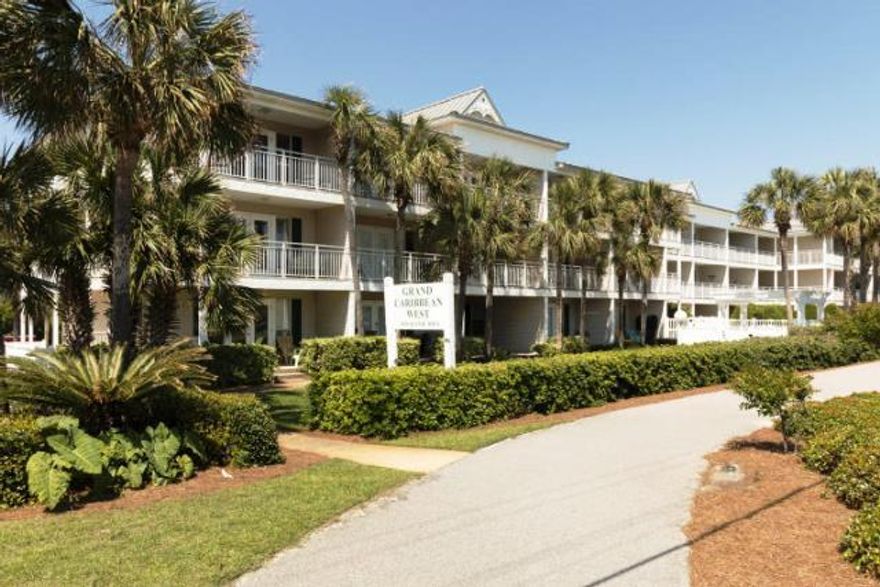 Is the Beach Calling You? Here is your chance to get a unit that is directly across the street from the beach and listed below $190.000! Nice Gulf view from the living area and the balcony. This one bedroom unit with bunks already has an established rental history and sleeping space for 6. The cheerful kitchen is the perfect place to fix a quick lunch before heading to the beach or a full dinner for your family. Dining area seats four plus the breakfast bar. The balcony is the perfect place to unwind and enjoy the salty air, sea breezes and sunsets. Grand Caribbean East is in the heart of Crystal Beach and is close to fine dining, Destin Commons and churches. The property also offers: A heated pool, grills and picnic area. Property is being sold ''AS IS'' with the right to inspect.