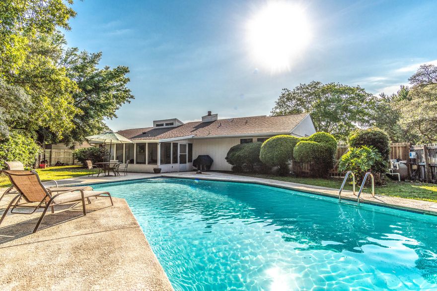 Beautiful home in Lake Lorraine Estates. Not your usual cookie- cutter style. Uniquely designed with great front windows that give you the feeling of being outdoors. Smart LED lighting. Nestled in a cul-de-sac of plush grounds. As your enter the front door- bamboo floors wrap around to the completely remodeled kitchen including double ovens, stainless steel appliances, granite countertops and soft-close drawers. A wood- burning fireplace creates dual living areas. Strategically placed skylights make the home sparkle with light. Newer HVAC (2013), recently painted inside. French doors open to the sun room, and fully fend-in backyard. Bring the entertaining outside with the in-ground pool. Bathrooms remodeled with travertine, granite and built-in's. A soaking waterfall tub and shower comb was added to the hallway bathroom making it a master bath of its own. Double-wide driveway for all you RV enthusiasts. The property comes with a One-Year Home Warranty. Ample space indoors and outdoors.