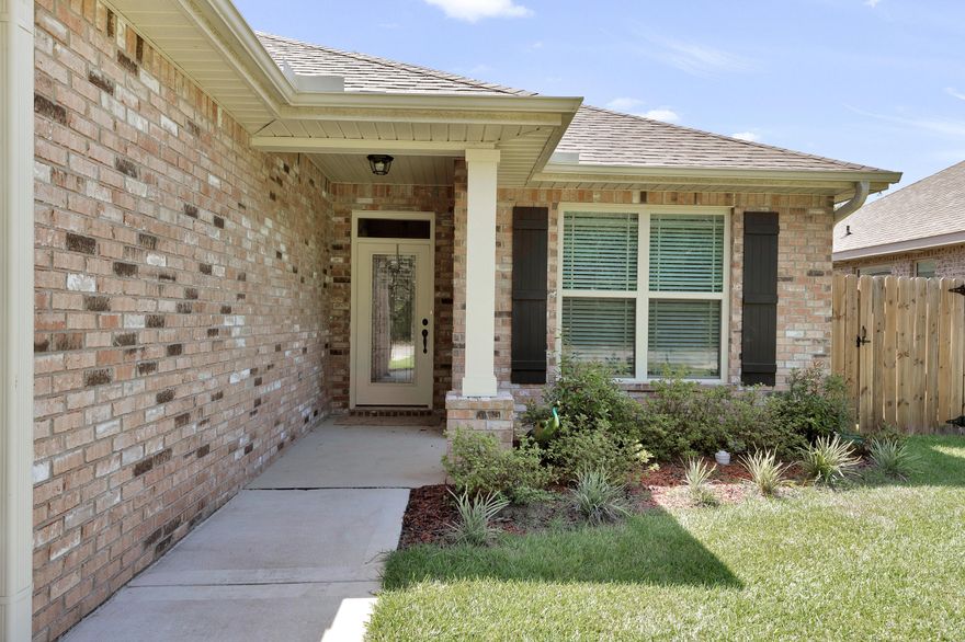Centrally-located 4 bedroom with modern updates! Minutes from Hurlburt Field, Eglin AFB and Ft. Walton Beach Medical Center. This modern newer home opens up into a large bright entryway, with desirable wood look tile throughout. A full interior laundry room is immediately to your left, and to the right is a formal dining room, large enough for a table with leaf extended. Walk through the dining room to the L-shaped kitchen, with stainless steel appliances, dark cherry wood cabinets and brushed nickel hardware, granite countertops, large pantry and open floor plan looking over the long breakfast bar into the living room. In the hallway to your left, the split floor plan has three bedrooms and a bathroom with a bathtub shower.