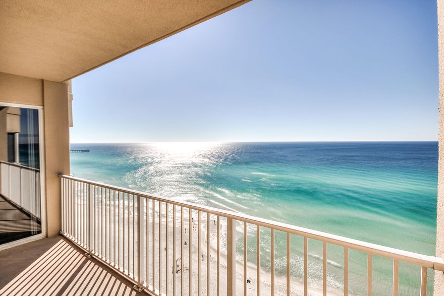 Start the new year off right in a new three bedroom, three bathroom, gulf front condo at Tidewater Beach Resort in Panama City Beach, Florida. Tidewater 1302 is extremely spacious offering almost 2,000 sq. ft of recently remodeled living space. The beautiful wood look tile accompanied with tasteful decor is sure to impress and the property has not suffered any of the wear and tear of recent rentals. The kitchen has granite counter tops, stainless appliances, plenty of cabinets and opens nicely to living/dining area. Each bedroom is extremely spacious and can easily accommodate multiple sleeping arrangements per room. It is nearly impossible to find a property of this size that is furnished this nicely for this price point in today's market so don't miss out on Tidewater 1302!