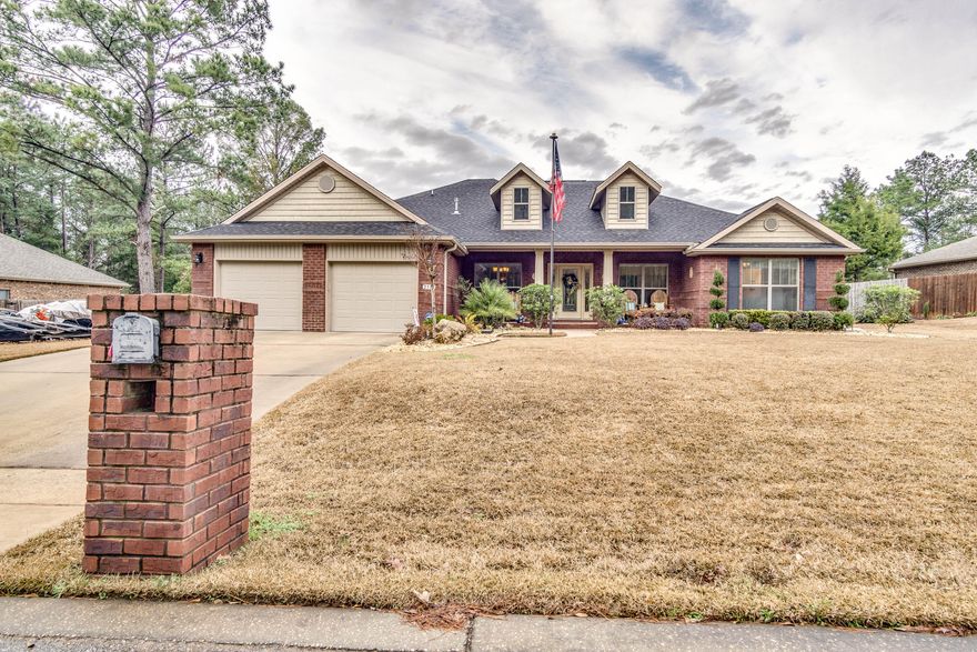 Generator, Workshop, a lockable ''secret mancave'' off the garage that is heated and cooled, over $10,000 in custom landscaping, screened in back porch, Dream kitchen, Huge master Suite tray ceiling door accessing the screened in back porch, and bath with Garden Tub and GIGANTIC tiled walk-in shower with no door. This spacious open floor plan with 4 bedrooms and 3 full bath one owner home has everything you could ask for! Huge kitchen with island, double wall ovens, cooktop, walk in pantry, granite counter tops and beautiful wood cabinetry. This lovely home features beautiful Wood floors in the main living areas, a separate office with French doors, and has been meticulously maintained. Low county taxes and convenient location right around the corner from Schools and the new Publix! Act Fa