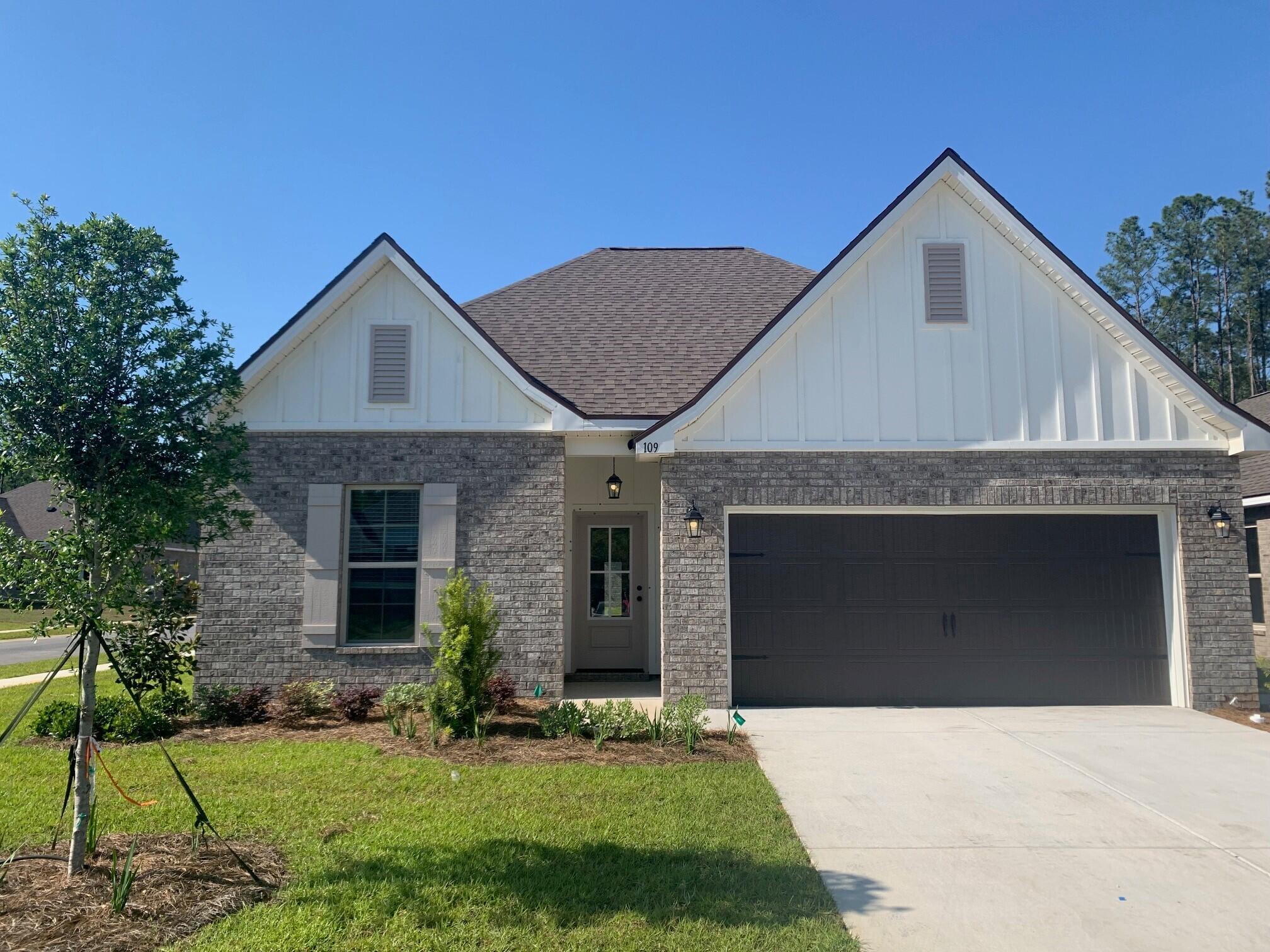 Awesome Builder Rate Incentives! (Restrictions apply) Located on a corner lot the FALKNER III G in Moonswept at Hammock Bay community offers a 4 bedroom, 3 full bathroom open design. Upgrades added (list attached).Special Features: double vanity, garden tub, separate custom tiled shower, and walk-in closet in master bath, double vanity in 2nd bath, kitchen island, walk-in pantry, covered patio, recessed lights, custom kitchen backsplash, undermount sinks, framed mirrors, landscaping, architectural 30-year shingles, flood lights, and more!Energy Efficient Features: electric water heater, kitchen appliance package, low E windows, and more!