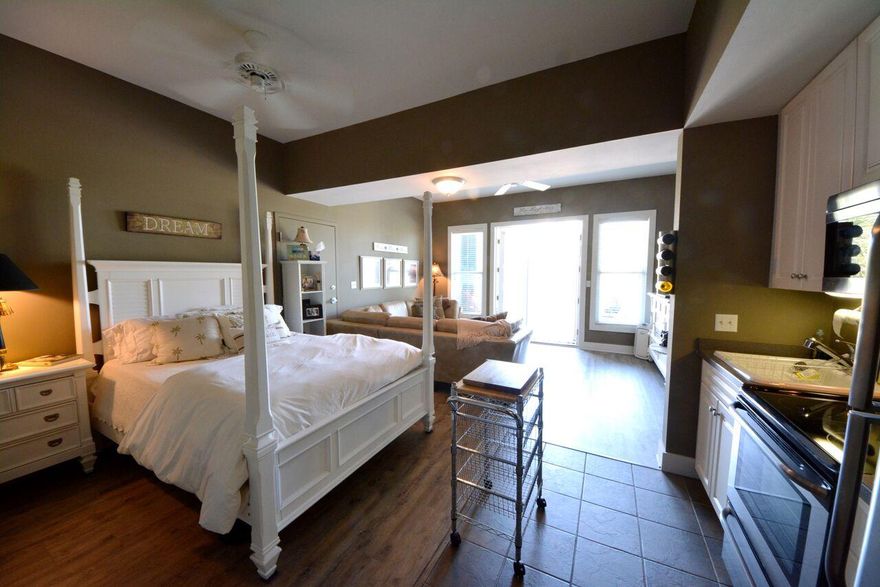 Come see what Gulf Place has to offer! This gorgeous studio on the second floor offers great balcony views of the beautiful Emerald Coast along the Gulf of Mexico. Enjoy spacious living under 500 sq ft. with many recent upgrades including an updated kitchen, hardwood-style tile flooring, stainless steel appliances, and welcoming coastal colors. Elegant coastal furnishings complete your own personal space located in the much sought-after 30-A area of Santa Rosa Beach. Air conditioning unit has been recently replaced in this meticulously maintained condo never used as a rental. Gulf Place offers 3 pools (2 heated seasonally), tennis courts, walking trails, and deeded beach access. With great restaurants, shopping and seasonal concerts on the green, Gulf Place will not disappoint!