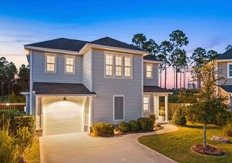 Tucked within the highly sought-after community of Watersound Origins, this elegant 3-bedroom, 2.5-bathroom home is a rare opportunity to enjoy elevated coastal living in one of 30A's most serene and amenity-rich neighborhoods. Step inside to find an inviting open-concept layout anchored by a beautifully appointed kitchen and living space, ideal for both relaxed living and effortless entertaining. The primary suite, located on the main level, is a peaceful retreat featuring an elevated bedroom design and a spa-inspired master bathroom complete with a separate glass-enclosed shower and a heated air tub for the ultimate in relaxation.Upstairs, two spacious guest bedrooms are joined by a well-designed Jack and Jill bathroom and a versatile bonus living area--perfect for a media room, office, or additional lounge space. 
The showpiece of the property lies just beyond the back doors: a stunning private backyard complete with a large pool, integrated hot tub, screened back porch and a generous lawn spaceideal for outdoor entertaining, relaxing evenings, and enjoying the Florida sun year-round.
Located just minutes from the white sand beaches of 30A and surrounded by golf, trails, and boutique amenities unique to Watersound Origins, this home offers the perfect blend of luxury, comfort, and lifestyle.
