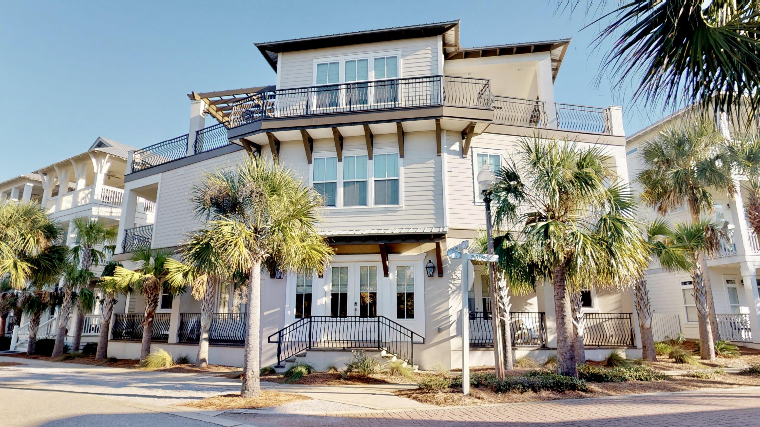 INVESTORS DREAM! Turn key, meticulously maintained, 3 year old custom, fully furnished, vacation rental house in desirable Seacrest on 30A. 185k verifiable gross rental revenue in 2019 to date, 135k verifiable net. 100k booked for 2020. 5 king bedrooms plus bunk room with 8 built-in bunks. 5 full baths and 3 half baths. 4205 sf heated and cooled with 7757 TOTAL sq. feet. All furnishings were custom designed and hand made for this home. ***TWO FULL KITCHENS***
