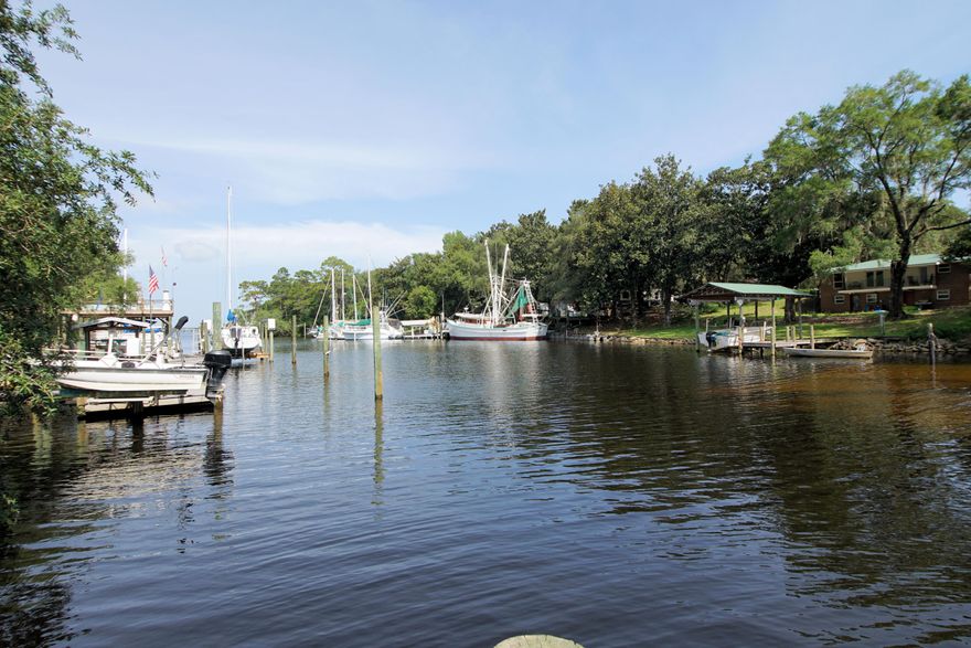 Beautifully Renovated Sarah Ann Bayou Waterfront home just minutes by water to Choctawhatchee Bay and Crab Island. Power boat lift accommodates up to a 32' boat with pilings for additional vessels and deep water for a sailboat. Open concept home boasts bamboo flooring, a gorgeous kitchen; gas stove with convection oven, large center island, contemporary granite counters, stainless appliances and ''Manhattan white'' cabinets. Kitchen is open to dining and large living area with gas fireplace and cathedral ceilings. Two bedrooms are located on the main level, each with adjoining updated bathrooms. The master bedroom, an additional bedroom (currently used as a man-cave), laundry room with large closet and bath are on lower level. French Doors from Master lead to covered porch.