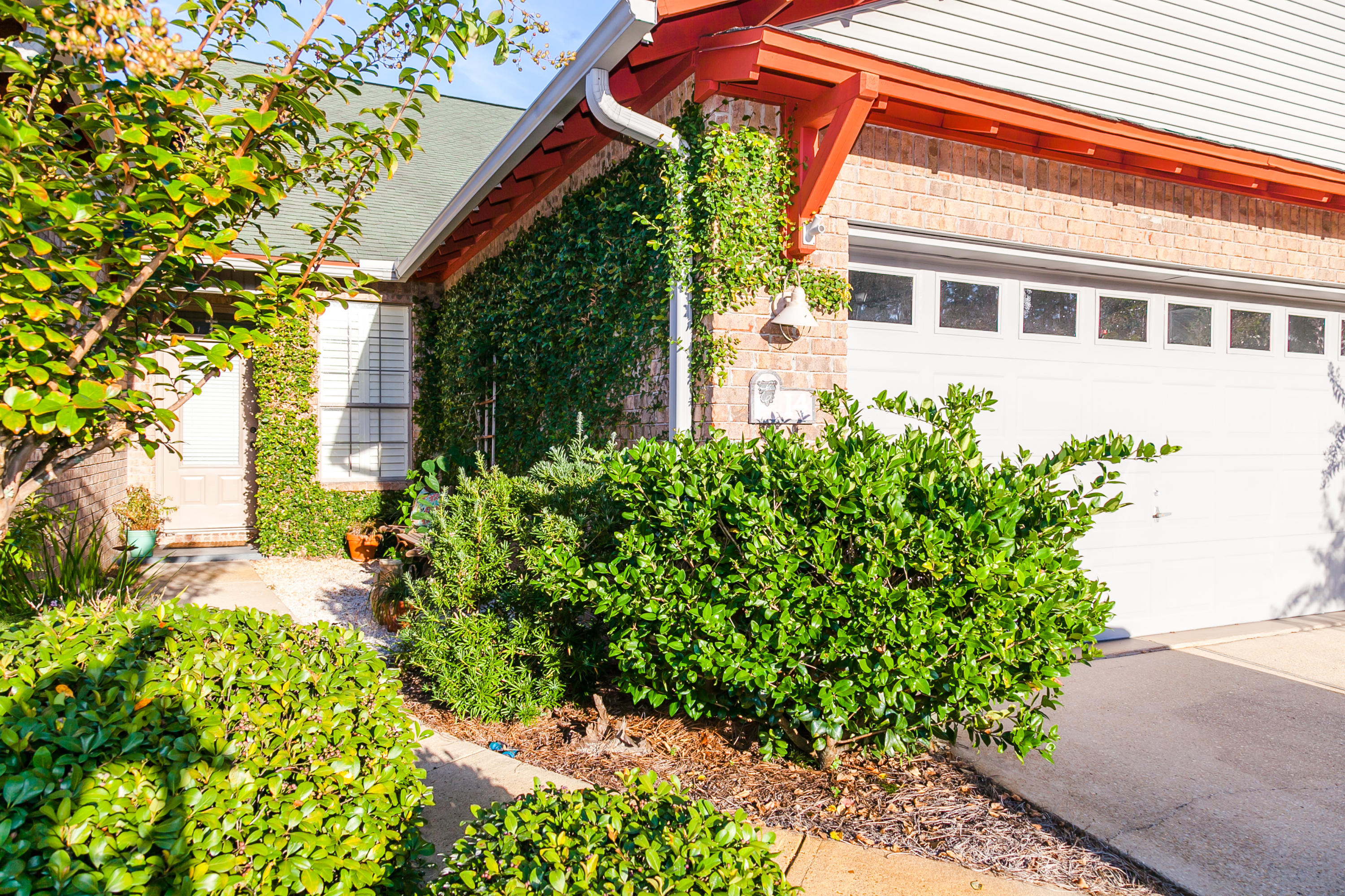 Easy living within walking distance to the beach! This beautifully maintained 3 bedroom, 2.5 bath, 1955sf townhome lives like a single family home with the convenience of a town home. There's a two car garage, a unique oyster shell fireplace and a screened porch overlooking a serene lagoon with a fountain. The open downstairs floor plan with vaulted ceiling lends itself to entertaining. The kitchen has quartz countertops, white, distressed cabinets and white appliances for a light and bright coastal feeling. Also downstairs, you'll find a powder room for guests and a spacious master suite overlooking the lagoon. Two bedrooms upstairs share a bathroom with bead board and a loft which would make a great second living area, playroom or office space. Relax because all your landscaping is taken care of as well as pest control and termite protection. Escada is close to schools, fabulous shopping, casual and fine dining, and Sacred Heart Hospital. Enjoy tennis, basketball, a community pool and clubhouse all without leaving Escada. There is a path from the West side of Escada that goes to Butler Elementary where you can pick up the 30A Bike Path to enjoy biking or walking to all that 30A has to offer. You never have to get on 98. The South Bishop beach access is just a quick bike ride or stroll by this route. No short-term rentals make this a coveted retreat for families that desire a permanent residence or true second home. Seller is offering a Home Warranty. Make your appointment to see this one today!