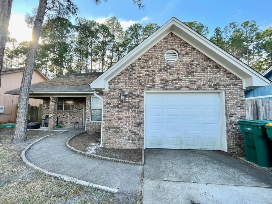 Available immediately!This cozy home features 3 bedrooms and 2 bathrooms! The living room has a wood-burning fire place and vaulted ceilings! The kitchen and bathrooms have neutral wood cabinets and white countertops! The bathrooms have a shower/tub combo. The bedrooms are spacious! The home has LVP and tile throughout! One Car garage! Pets welcome with owner approval!See 'more' for info on Resident Benefits Package!Tenant to verify Verify all Data To schedule a showing contact Sound Choice Real Estate at 850-389-8533