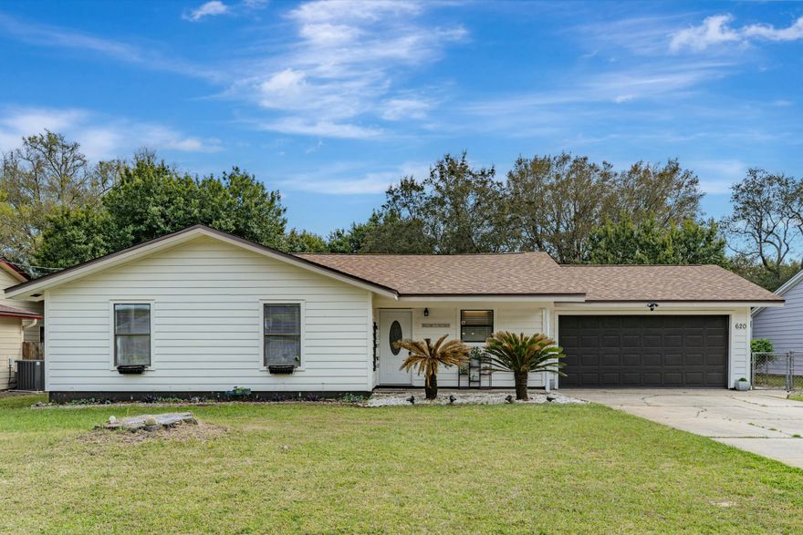 Experience effortless Florida living in this stunningly remodeled 3-bed, 2-bath home with 2-car garage and fully-fenced backyard. Nestled in an established, desirable, no-HOA neighborhood, this home perfectly blends low-maintenance convenience with a luxurious touch. Inside you'll find an inviting, open floor plan that feels incredibly spacious with vaulted ceilings, new flooring, fresh paint, and modern lighting. The renovated kitchen looks like it's from a magazine with its two-tone cabinets, butcher block counters, granite island, coffee bar, and newer stainless appliances. The primary bedroom features two closets for plenty of storage. Both bathrooms have been beautifully renovated with updated vanities, lighting, fixtures, and shower/tub. Unwind in the fully-fenced backyard oasis complete with mature trees and a pergola. Benefit from significant electricity savings with paid-off solar panels. Enjoy peace of mind with the 2020 Roof, 2020 Water Heater, and 2019 HVAC. The 2-car garage and long driveway provides plenty of parking. Conveniently situated less than a mile to Publix and local restaurants. Many more dining and shopping options are available to the east in Fort Walton Beach or to the west in Navarre. Both spots provide easy beach access to the gorgeous emerald waters. Hulburt Field is around 7 miles away. The seller has a current FHA loan with a ~208k balance and 3.25% interest rate. A video tour is available. Check out this home today! 
