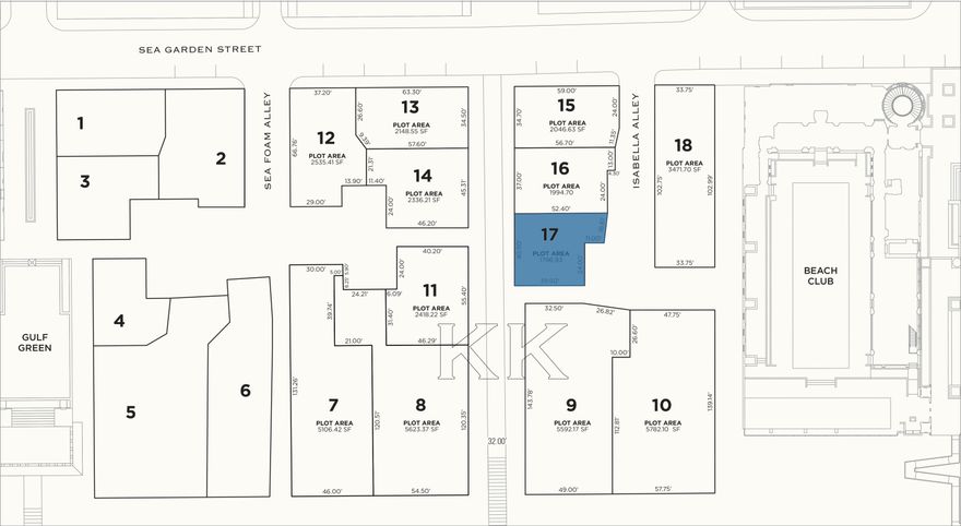 Entered for comp purposes. KK Block homesites located Beach side of Alys Beach offering Gulf Front, 2nd 3rd, and 4th tier homesite locations.