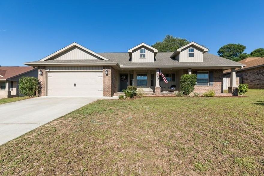 Welcome home to Old Bethel Estates! Enjoy beautiful sunsets on this awesome front porch! Step inside this 3 bed, 2 bath home with an open & functional floor plan making it easy for entertaining. The kitchen has espresso cabinets, stainless steel appliances & a breakfast bar. In the master suite you'll find a quiet retreat with double doors to the master bath with dual sinks, shower, separate garden tub, and walk in closet! The finished 2-car garage features attic storage with drop down ladder. Head outside the back door & you'll find a patio for BBQing & a great fenced backyard. Call to schedule your showing!