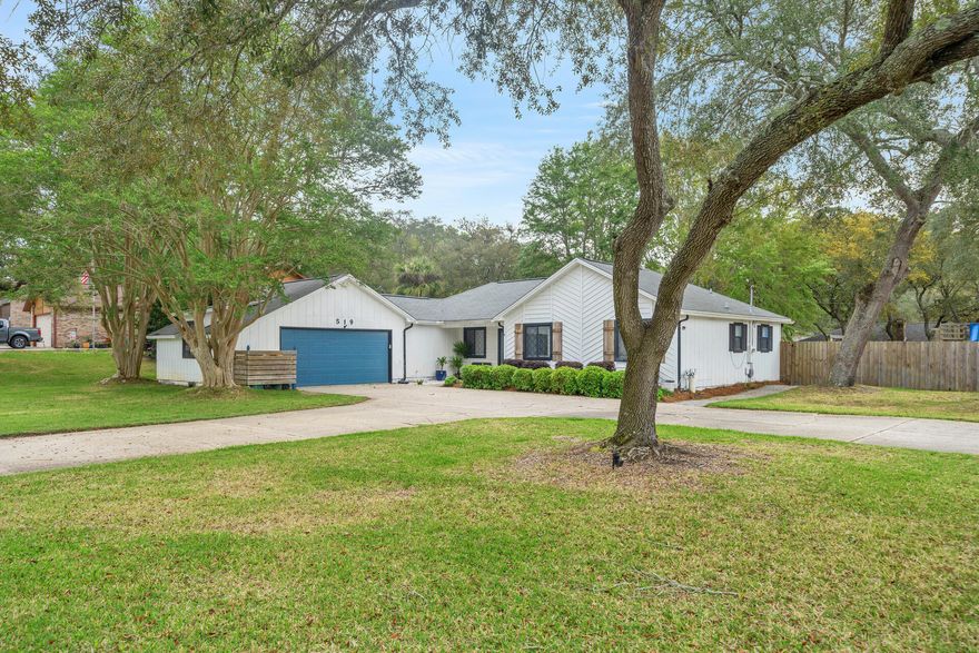 Open house cancelled! Multiple offers! Under contract! Oversized-Double Corner lot w/ plenty of room for RV or Boat Storage! Just mere minutes to the base...this 3-bed, 2-bath, 2-car garage gem boasts custom upgrades that your family will love. Enjoy open floor plan w/ fireplace - perfect for family gatherings. Bask in natural light in the stunning sunroom w/ french doors leading to the spacious backyard with a concrete patio. Updated kitchen features granite countertops, large island. +more. Retreat to the cozy master suite with a tiled walk-in shower. With A+ schools nearby, just minutes from Eglin AFB, or a 15 min. drive to the beach...this home offers convenience. The corner lot is the location for school bus pickups/drop offs! Come see what living on the Emerald Coast is all about!