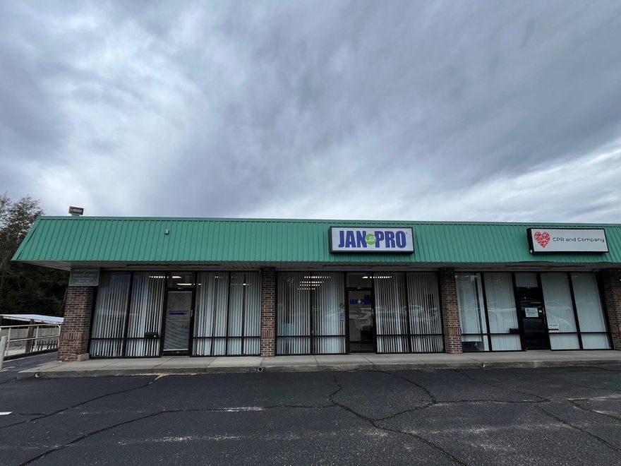 2000 SF end cap location currently being used by Jan Pro services.  This space is located in a strip center environment which has other retail / office synergy.  Other tenants in the center include Enterprise Rent a Car, CPR & Co, Employment Services, T-Shirt Plus as well PSI Defense contractors.  This 2,000 SF space has a nice reception area, one single office, large conference area, lots of storage, 2 restrooms as well as good parking available.  Pointe Plaza is the name of the center and it has good signage for all tenants.  The lease rate is $15/SF base rent + $3.25/SF NNN fees + sales tax = $3,132.92 per month.