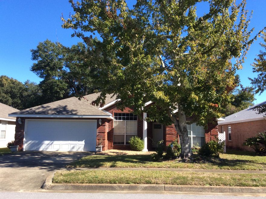 Centrally located gem of a home ready for new owners. Appealing split bedroom floor plan has four bedrooms, with a very generous size master bedroom suite. Master bath offers double vanity, tub and separate shower and his and hers closets. Kitchen comes with all appliances, pantry and has a breakfast bar. The backyard is fully fenced with room for flowers and vegetable. Outside shed conveys for additional storage. There are few newer homes available in town with such a convenient location for the military bases - Eglin and Hurlburt, medical facilities, schools, the beach and restaurants. Take a look today, you will not be disappointed. Buyer to verify all measurements.
