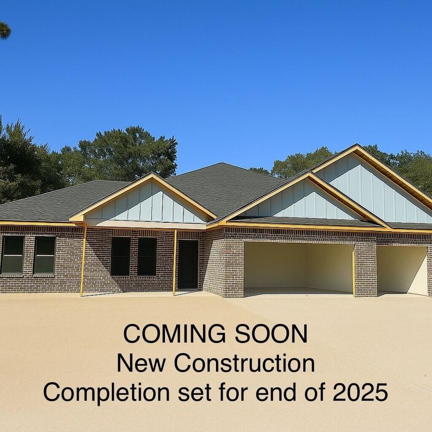 Welcome to 327 Vista Street in Fort Walton Beach, FL where sophistication modern meets classic charm to make a cohesive union of top notch building by the very reputable builder, Grand American. This single level brick, 4 bedroom- 3 bath home is brand new build on an oversized lot.  Home is scheduled to be completed by the end of the year (2025).  You can all this your home just in time for Christmas! Home will feature upscale fine finishes such as quartz countertops, soft closing cabinets as well as LVP/tile flooring throughout. Home has 10 ft ceilings with some ceilings being tray ceilings. The primary bedroom is spacious with a walk in closet, titled shower, and a soaking tub. You will love the fast- acting tankless water heater.  No more waiting for the shower to get warm! 
The other 3 bedrooms are also very spacious.  Bedrooms 2 and 3 share a jack and jill bathroom while the 4th bedroom is en suite. 
The gourmet kitchen offers high end finishes, tons of storage space, quartz countertops, soft closing cabinets, and an appliance package featuring a gas range and stainless-steel GE refrigerator and dishwasher. The kitchen overlooks the massive family room which is an open concept and has plenty of room for everyone.   Love to host guests?  You will find the formal dining room is the perfect spot to host a fabulous dinner party. 
The builder has thought of it all with a 3 car garage, blinds throughout and yard that is fully fenced.
The front porch is the perfect spot to enjoy a cup of coffee while the back porch is the perfect spot to relax in the evening and even has a place to hook up a gas grill.
Home is conveniently located in an established neighborhood just 3 miles to the emerald waters of Okaloosa Island.  Also a very short distance to Hurlburt Airforce base and Eglin Airforce base. The local grocery store is just down the street too. 
Home comes with a 1 yr. builder's warranty, 10 yr structural warranty and a 1 yr termite bond.
*Builder offer $13,000 in buyer incentives PLUS will pay for doc stamps, title fees and will supply final survey*
