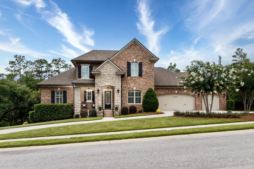 Just what you have been looking for...a custom-built Randy Wise ''walk-out'' basement home in immaculate condition with a coveted 3-car garage on a private .46 acre professionally landscaped lot in Swift Creek Plantation!! This lot is adjacent to a nature preserve providing the utmost privacy and beautiful tree studded views from both the upper deck off of the main living area and the covered patio off of the walk-out basement. There is plenty of room in the large back yard to build your dream pool and enjoy your outdoor space! This 3-level home has lots of room for multi-general living with the master and main living areas on the 1st level, 2 bedrooms and 2 baths on the 2nd level and an amazing rec room, kitchenette, media room, gym and another bedroom suite in the walk-out basement!