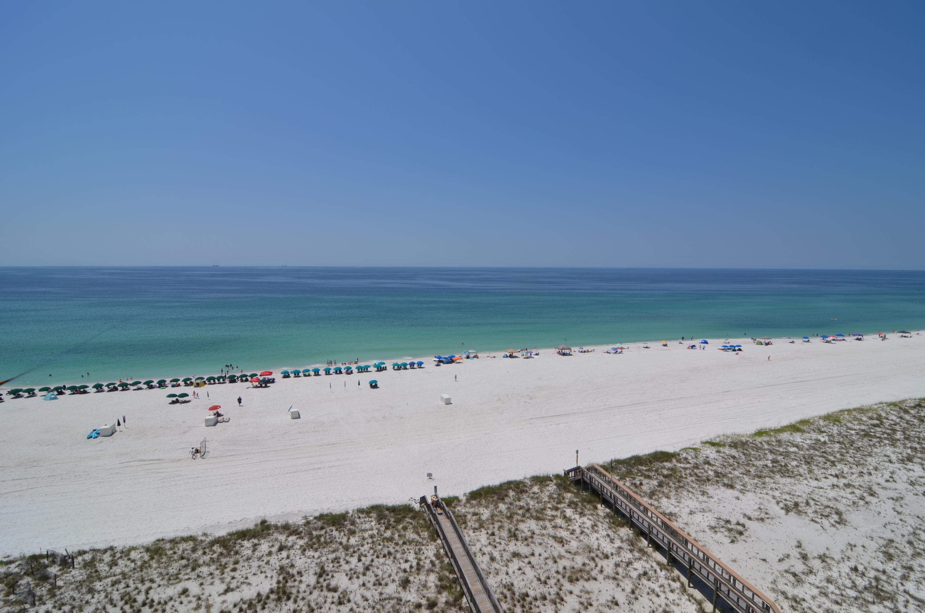 PRISTINE GULF FRONT CONDO! Unobstructed Panoramic views of the Gulf of Mexico from Balcony and Master Bedroom with floor to ceiling windows. Freshly painted, Brand new Furniture, Brand New TV's, this fully furnished 3 bedroom and 2 bathroom condo, with Gulf views from Dining, Kitchen, Master and Living room, is a must see! Kitchen features Granite counter tops, and stainless appliances and tile flooring. Community offers swimming pool and hot tub, dedicated access to the beach. Navarre Beach is one of last places in Florida that offers the old Florida lifestyle with Emerald Green waters, Sugar white sands, Miles of bike and walking paths, Fishing Pier, Gulf Islands National seashore to the west and County park to the east with snorkeling and fishing.Buyer to veify all important informati