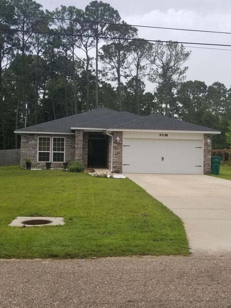 Large 4 bedroom, 2 bathroom home with a two car garage. Your new home is located on a half acre lot with a fenced in backyard. The home has an indoor laundry room off the garage, tiled back splash, built in buffet and center island with power and granite counter tops in the kitchen. The master bathroom features a double vanity, huge walk in closet and a water closet. The large backyard goes beyond the fenced line. Call today to view your new home! Pets approved on a case by case basis. Currently tenant occupied.Contact 850-855-4176 to leave a voicemail or text to schedule a showing. Or email showings@myardor.com