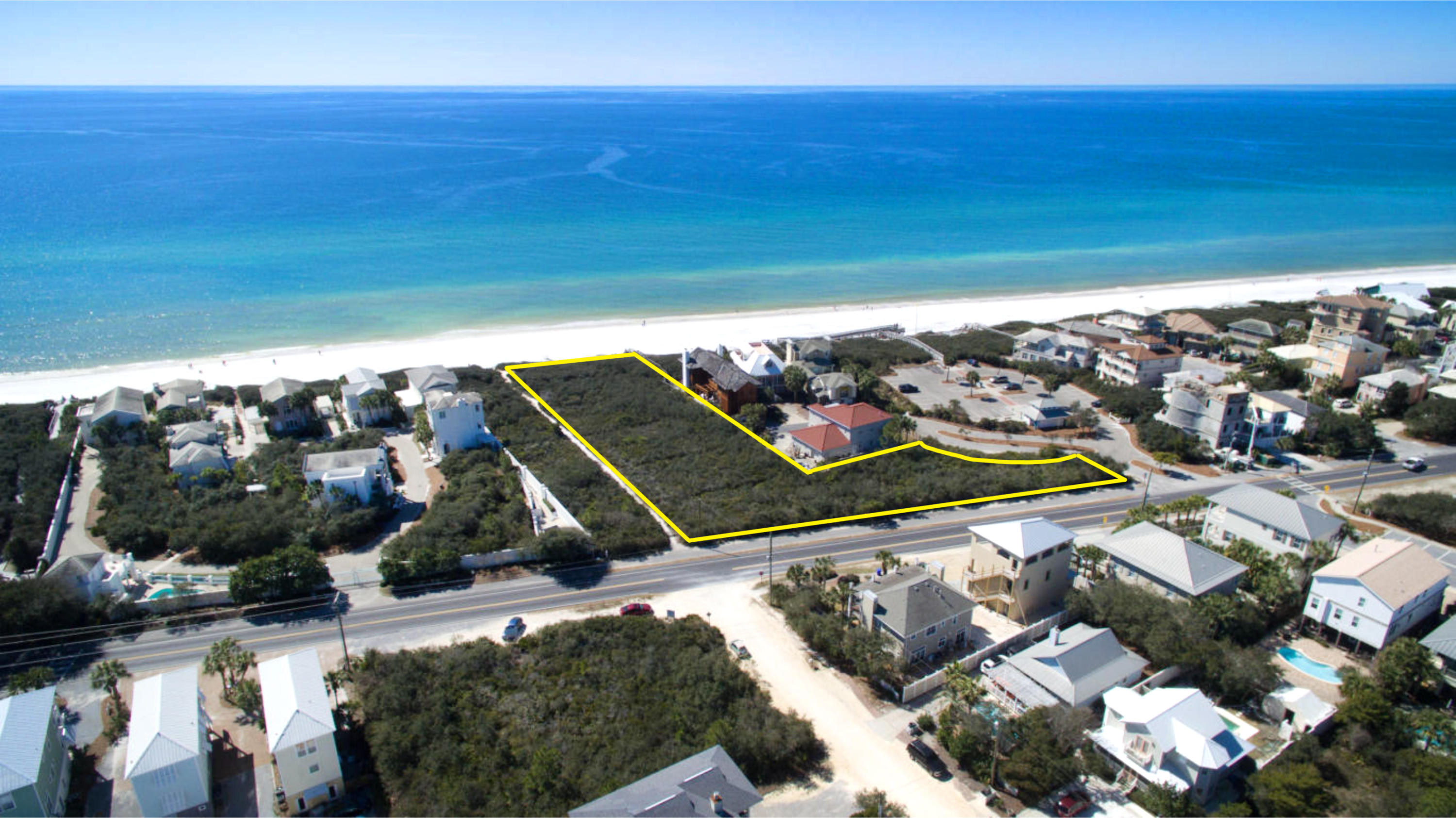 A one of a kind gulf front lot located in Seagrove Beach.This contract must be a simultaneous close. Please note Watson Sewell, PL. will conduct all the closings.NOTE: The lot is in the process of being subdivided into two lots with the county.Two gulf front lots ( 780821) (780822)Gulf front lots can be purchased together (780823)Property appraisers website is incorrect in the placement of the lot. Please click on the documents section to review survey.